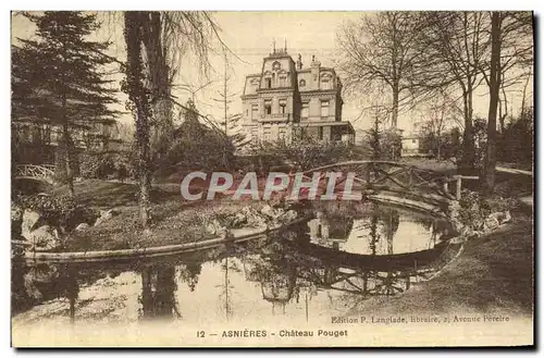 Cartes postales Asnieres Chateau Pouget
