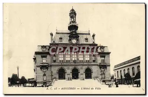 Ansichtskarte AK Asnieres L Hotel de Ville