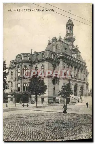 Ansichtskarte AK Asnieres L Hotel de Ville