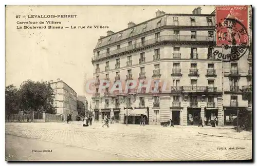 Ansichtskarte AK Levallois Perret Carrefour de Villiers Le boulevard Bineau La Rue de villiers