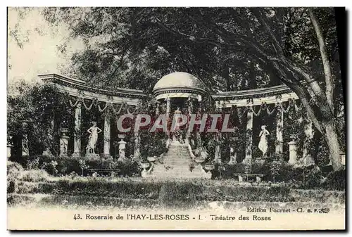 Cartes postales Roseraie de L Hay les Roses Theatre des Roses
