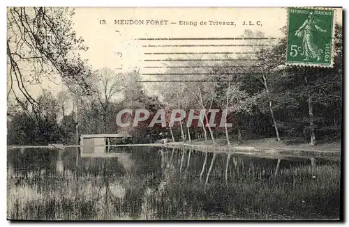 Ansichtskarte AK Meudon Foret Etang de Trivaux