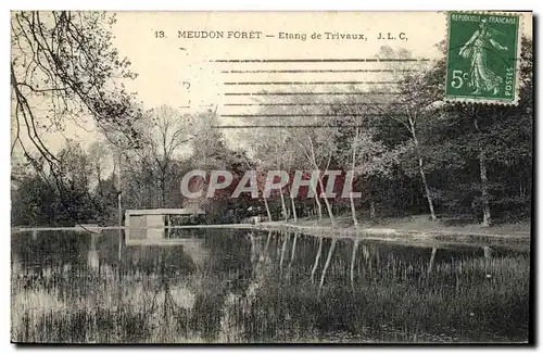 Cartes postales Meudon Foret Etang de Trivaux