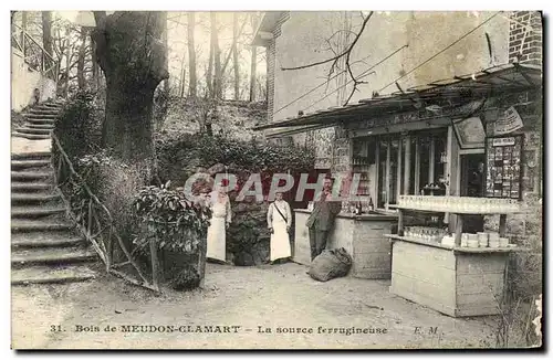 Cartes postales Bois de Meudon Clamart La source ferrugineuse