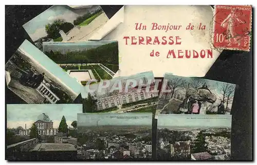 Cartes postales Un Bonjour de la Terrasse de Meudon