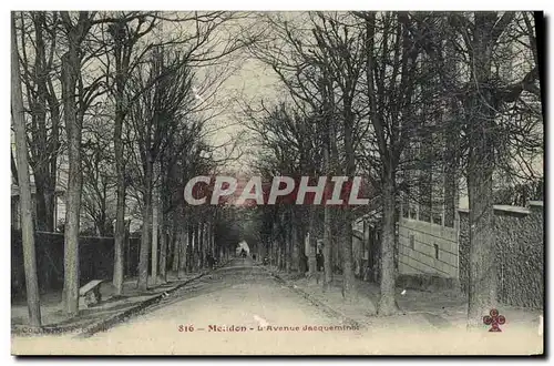 Cartes postales Meudon L avenue Jacqueminot