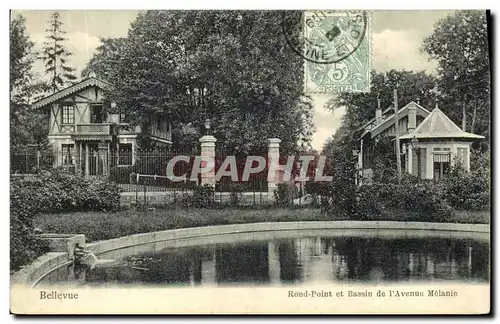 Cartes postales Bellevue Round Point et Bassin de l Avenue Melanie