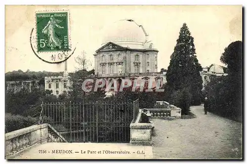 Cartes postales Meudon La Parc et l Observatoire