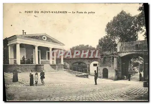 Cartes postales Fort Du Mont Valerien Le Poste de Police