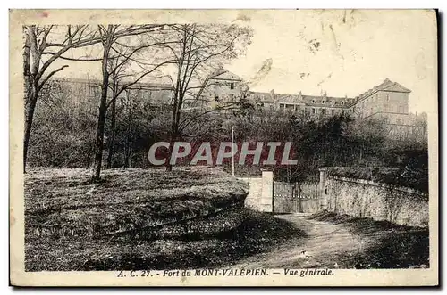 Cartes postales Fort Du Mont Valerien vue Generale