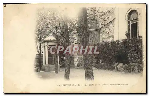 Ansichtskarte AK Nanterre Le Puits et la Grotte Sainte Genevieve