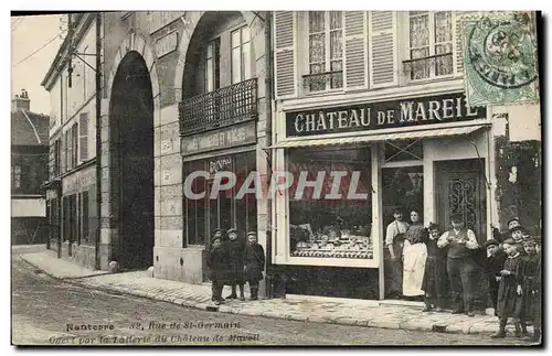 Ansichtskarte AK Nanterre Rue de St Germain Offert par la laiterie du chateau de Mareil Cremerie Devanteuil TOP