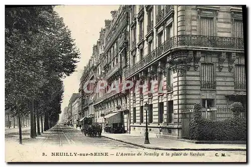 Cartes postales Neuilly Sur Seine L Avenue de Neuilly a la Place de Verdun