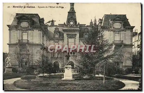 Cartes postales Neuilly Sur Seine Square de L Hotel de Ville