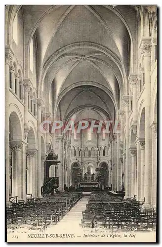 Cartes postales Neuilly Sur Seine Interieur de L Eglise