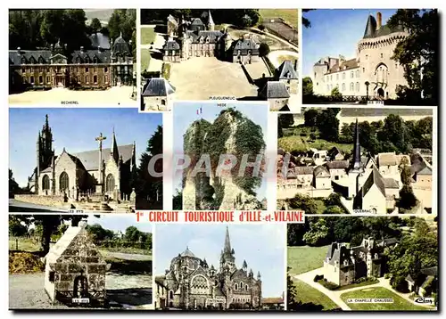 Cartes postales moderne Cicruit Touristique d Ille et Vilaine Becherel Pleuguenec Les Iffs Quebrac La chapelle Chaussee