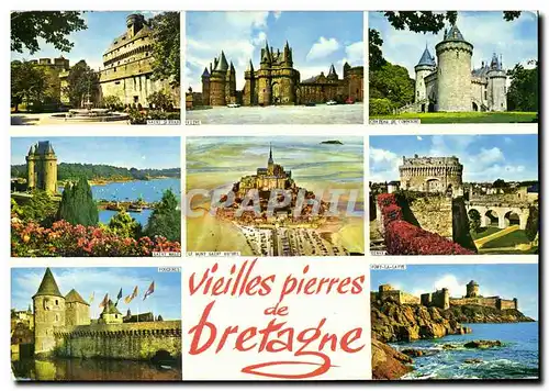 Cartes postales moderne Vieilles Pierres De Bretagne Saint SErvan Vitre Saint mMalo Dinan Fougeres