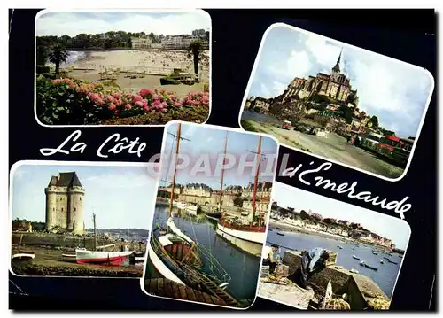 Cartes postales moderne Dinard Le Mont Saint Michel Saint Servan saint malo Cancale