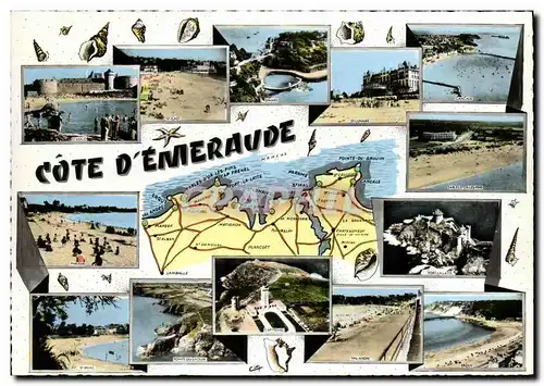 Cartes postales moderne Cote d emeraude