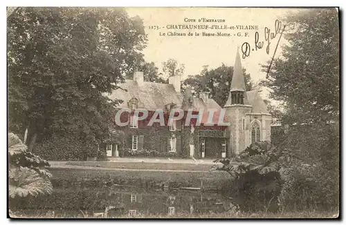 Ansichtskarte AK Chateauneuf d Ille et Vilaine Le chateau de la Basse Motte