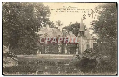 Cartes postales Chateauneuf d Ille et Vilaine Le chateau de la Basse Motte