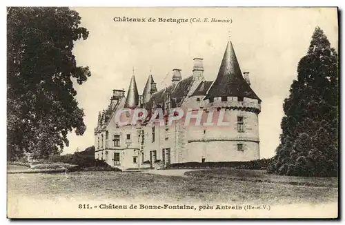 Cartes postales Antrain Le Chateau de Bonnefontaine