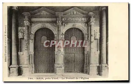 Cartes postales Bains Pres Vitre Le Portail de L Eglise