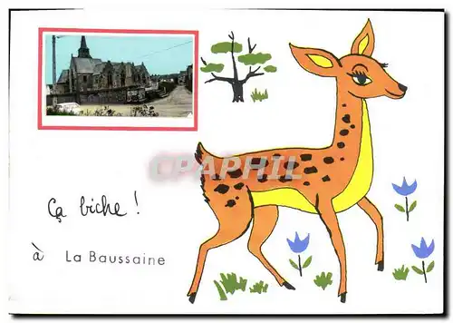 Moderne Karte Ca biche La Baussaine