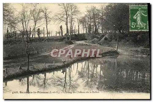 Ansichtskarte AK Bazouges la Perouse l Etang du Chateau de la Ballue