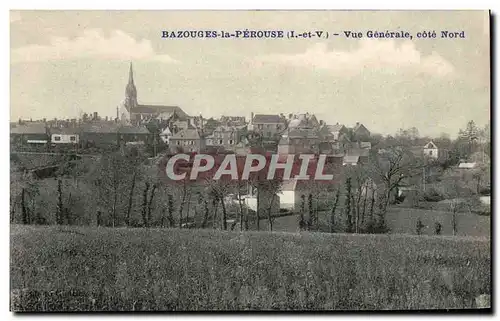 Ansichtskarte AK Bazouges la Perouse Vue Generale Cote Nord