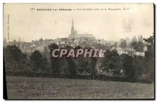 Ansichtskarte AK Bazouges la Perouse Vue Generale Prise de la Marquidois