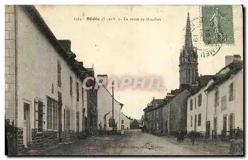 Cartes postales Bedee La Route de Montfort