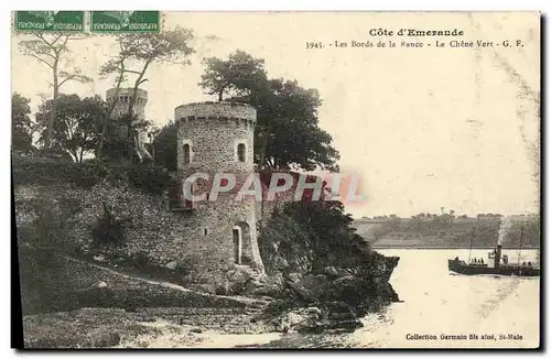 Cartes postales Les Bords De La Rance Le Chene Vert Bateau