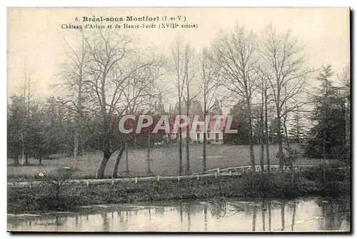 Cartes postales Breal Sous Montfort Chateau d Artois et de Haute Foret