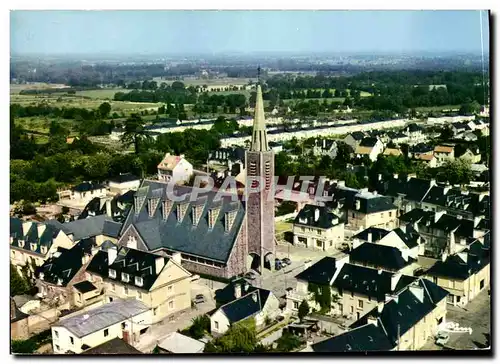 Cartes postales moderne Bruz Le Centre Vue aerienne L Eglise