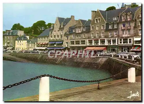 Moderne Karte Cancale Le Port de la Houle et les Restaurants