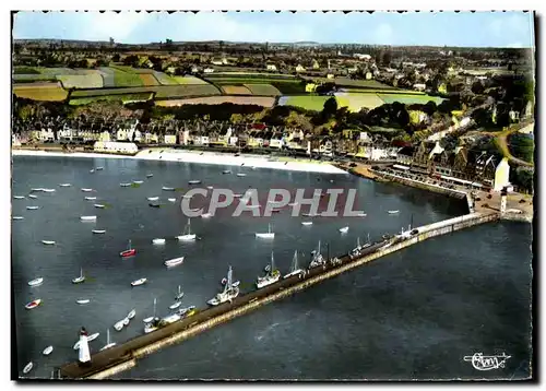 Cartes postales moderne Cancale Vue Generale du Port et des Hotels