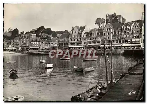 Cartes postales moderne Cancale La Houle Le Port Et Les Hotels Bateaux