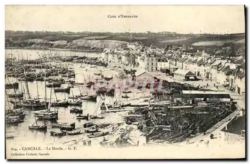 Cartes postales Cancale La Houle Bateaux