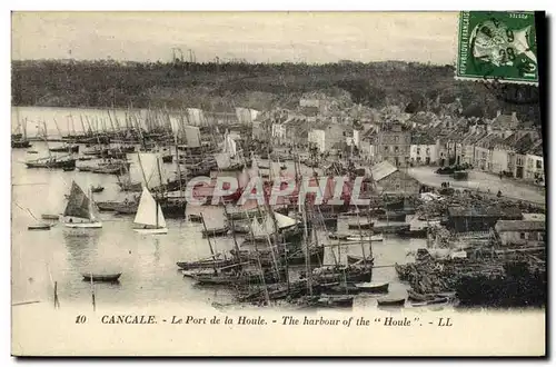 Ansichtskarte AK Cancale Le Port de la Houle Baetaux