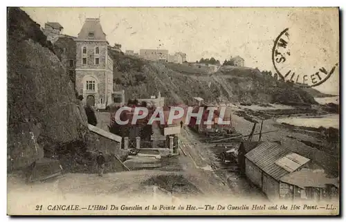 Ansichtskarte AK Cancale L Hotel Du Guesclin et la Pointe du Hoc