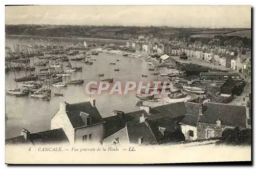 Ansichtskarte AK Cancale Vue generale de la Houle Bateaux