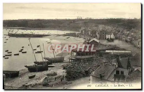 Ansichtskarte AK Cancale La Houle Bateaux