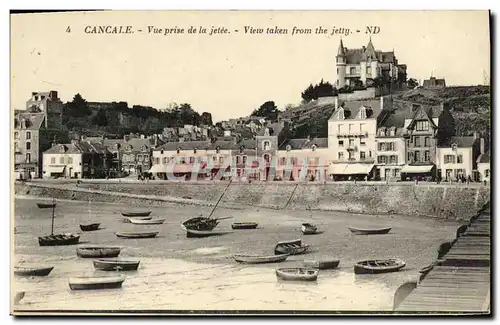 Cartes postales Cancale Vue prise de la jetee