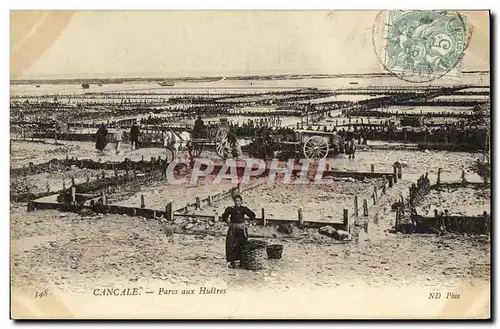 Cartes postales Cancale Parcs aux Huitres Ostreiculture