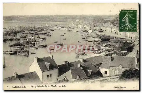 Ansichtskarte AK Cancale Vue generale de la Houle