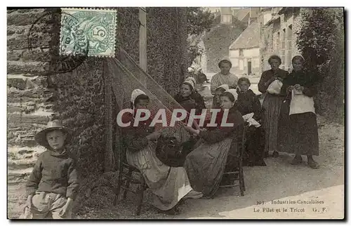 Cartes postales Industries Cancalaises Le Filet et le Tricot TOP