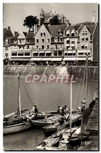 Cartes postales moderne Cancale Les Quais vue de la Digue Bateaux