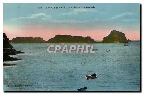 Cartes postales Cancale Le Rocher de Cancale