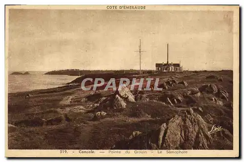 Ansichtskarte AK Cancale Pointe du Grouin Le Semaphore